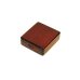 Photo1: Kura-san's Wooden Kebari Case Dark Brown(4 Compartments) Magnet type (1)