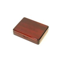 Kura-san's Wooden Kebari Case Dark Brown(6 Compartments) Magnet type