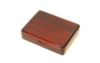 Kura-san's Wooden Kebari Case Dark Brown(6 Compartments) Magnet type