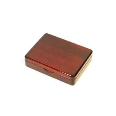 Photo1: Kura-san's Wooden Kebari Case Dark Brown(6 Compartments) Magnet type