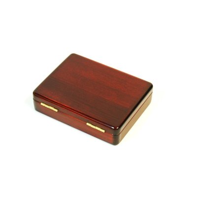 Photo2: Kura-san's Wooden Kebari Case Dark Brown(6 Compartments) Magnet type