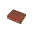 Photo1: Kura-san's Wooden Kebari Case Dark Brown(6 Compartments) Magnet type (1)